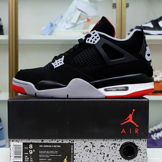 'BRED' 4 JORDAN RETRO OG 2019 AIR 0728
